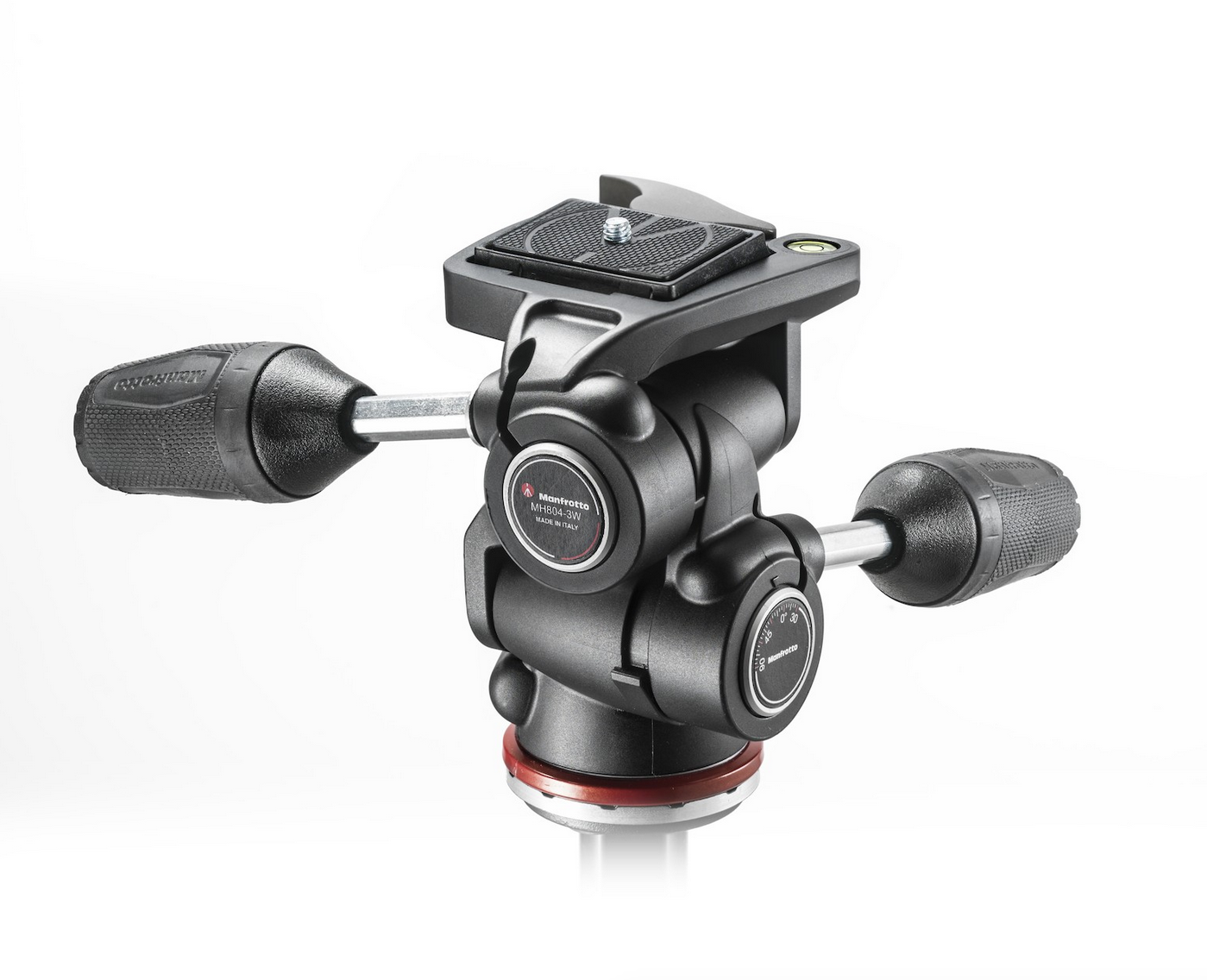 Manfrotto MH804 3 Way Head w/RC2 and retractable levers, tripods 3-way heads, Manfrotto - Pictureline  - 3