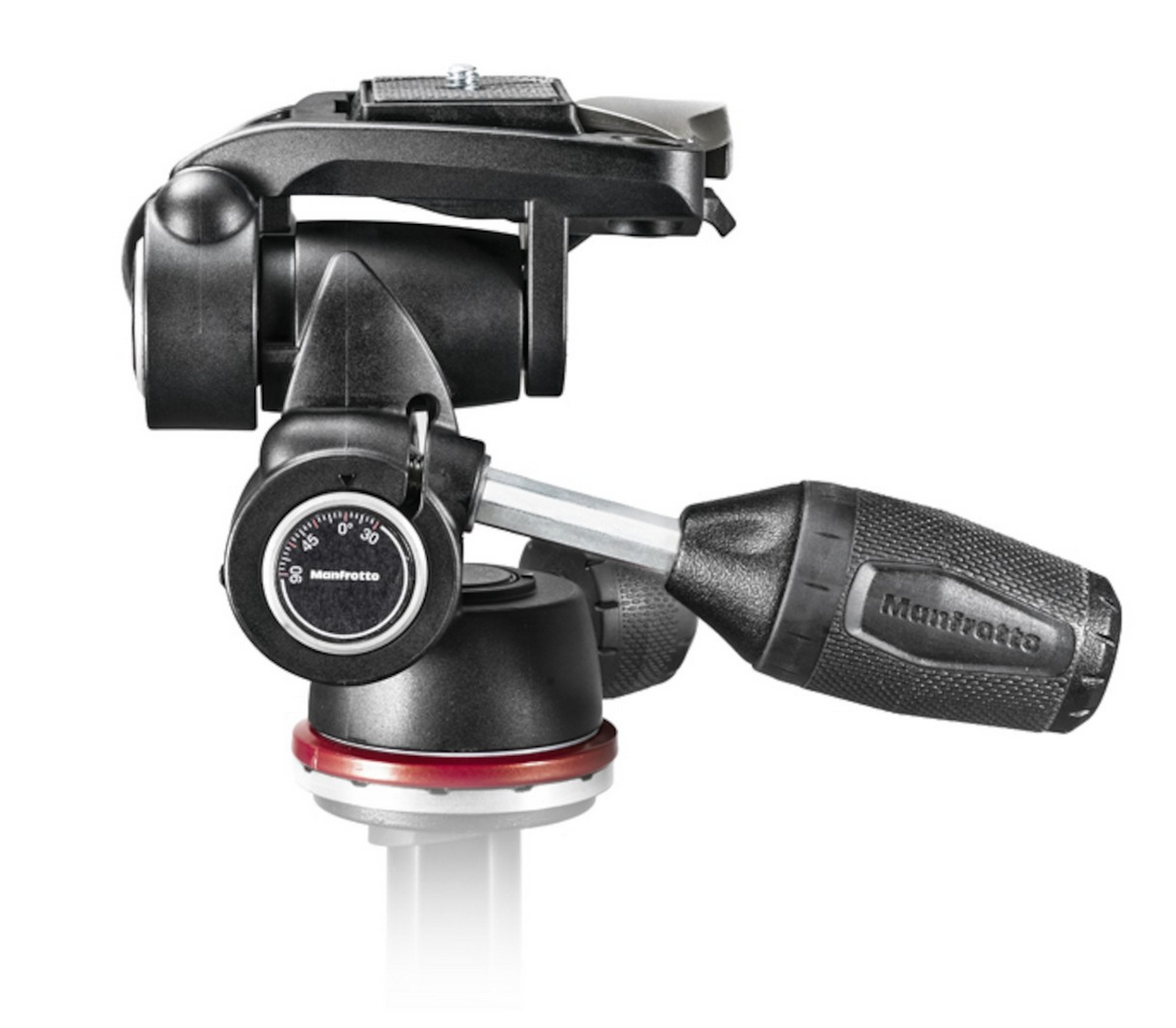 Manfrotto MH804 3 Way Head w/RC2 and retractable levers, tripods 3-way heads, Manfrotto - Pictureline  - 2