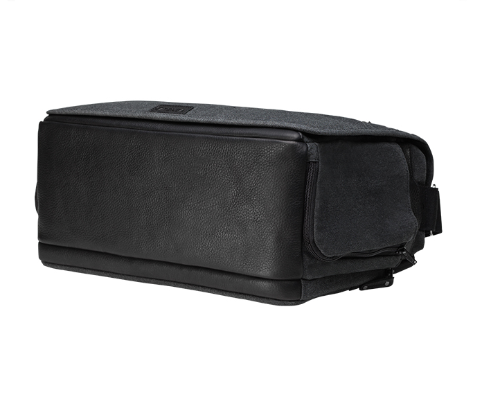 Tenba Cooper 15 Gray Canvas/Black Leather Luxury Bag, bags shoulder bags, Tenba - Pictureline  - 9