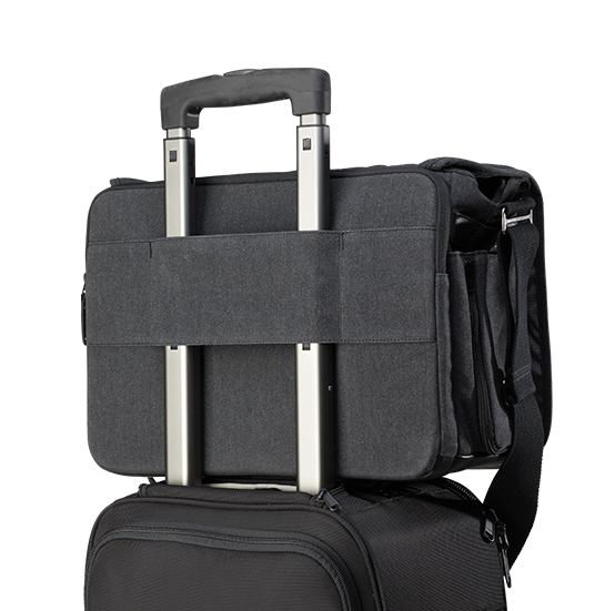 Tenba Cooper 15 Gray Canvas/Black Leather Luxury Bag, bags shoulder bags, Tenba - Pictureline  - 11