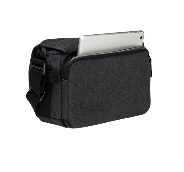 Tenba Cooper 8 Gray Canvas/Black Leather Luxury Bag, bags shoulder bags, Tenba - Pictureline  - 6