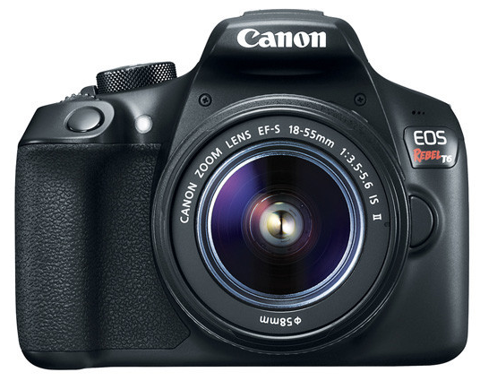 Canon EOS Rebel T6 18-55mm IS II Kit (Black), camera dslr cameras, Canon - Pictureline  - 1