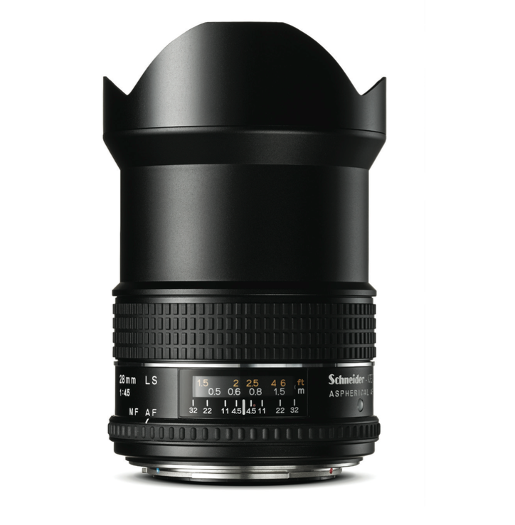 Schneider Kreuznach 28mm LS f/4.5 Lens for PhaseOne, lenses medium format, PhaseOne - Pictureline  - 1