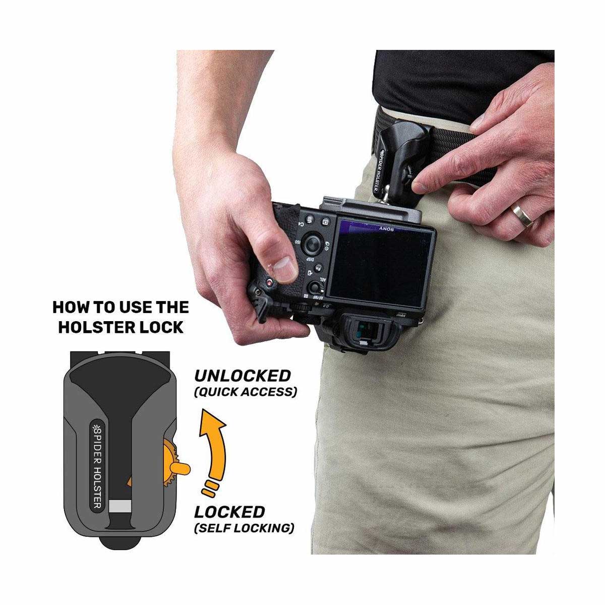 その他 Spider Light Camera Holster Spider Camera Holster Spider X Backpacker Kit