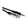 Hosa Stereo 1/4” Male to 3-Pin XLR Female Interconnect Cable - 3’