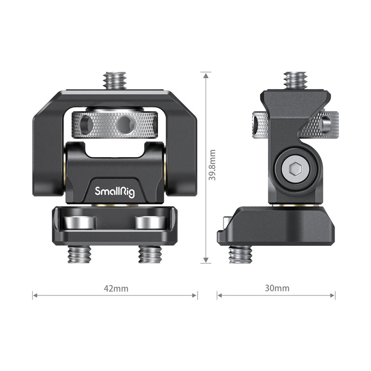 SmallRig Swivel and Tilt Monitor Mount with 2 x 1/4"-20 Screws Mount