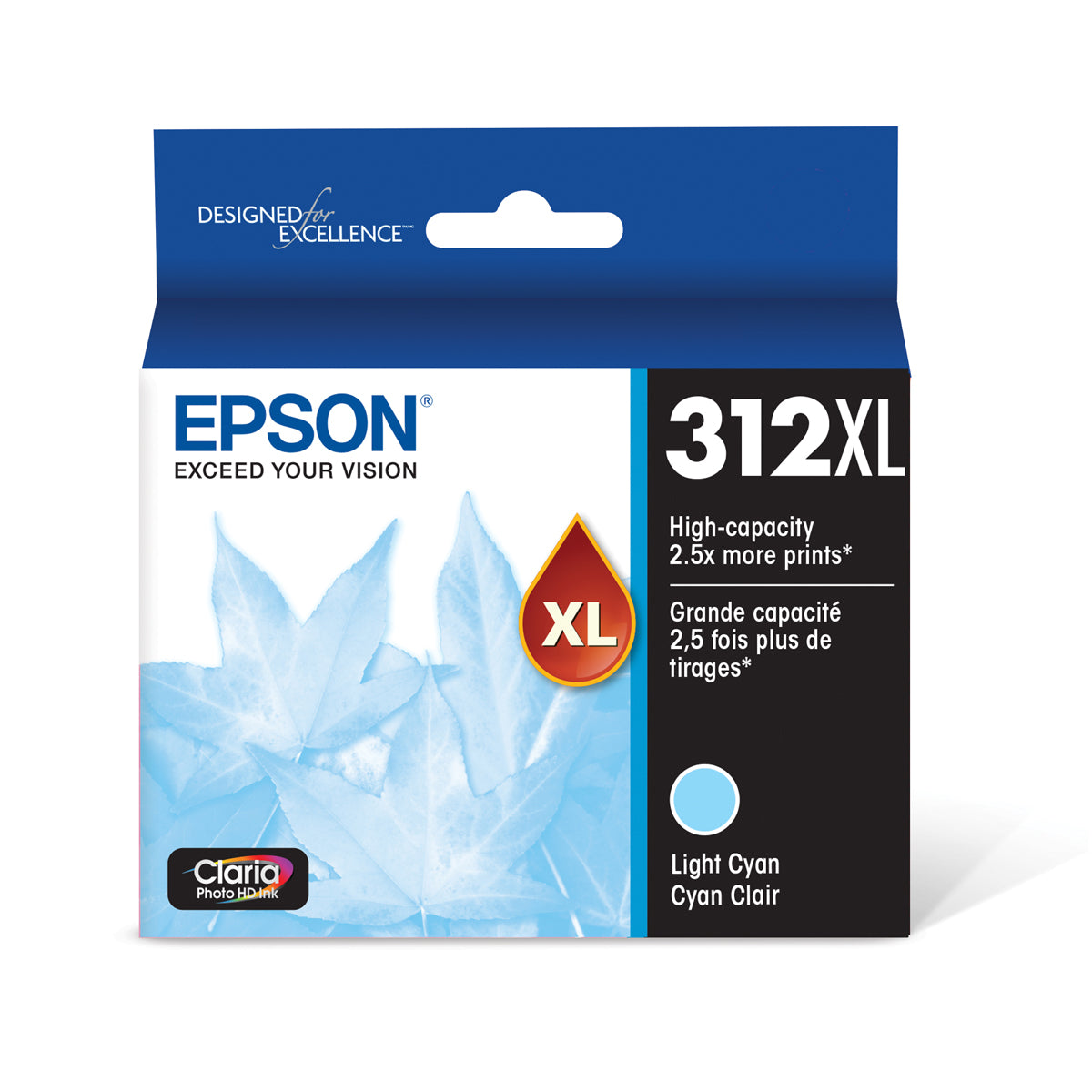 Epson T312XL520 Light Cyan Ink Cartridge for XP-8500 (312XL)