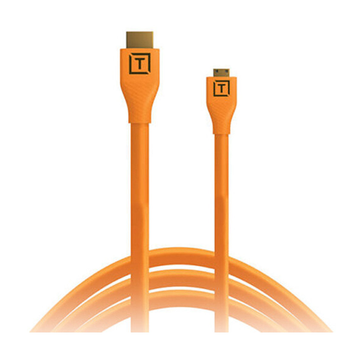 Tether Tools TetherPro Micro-HDMI to HDMI 2.0 Cable Orange (15’)