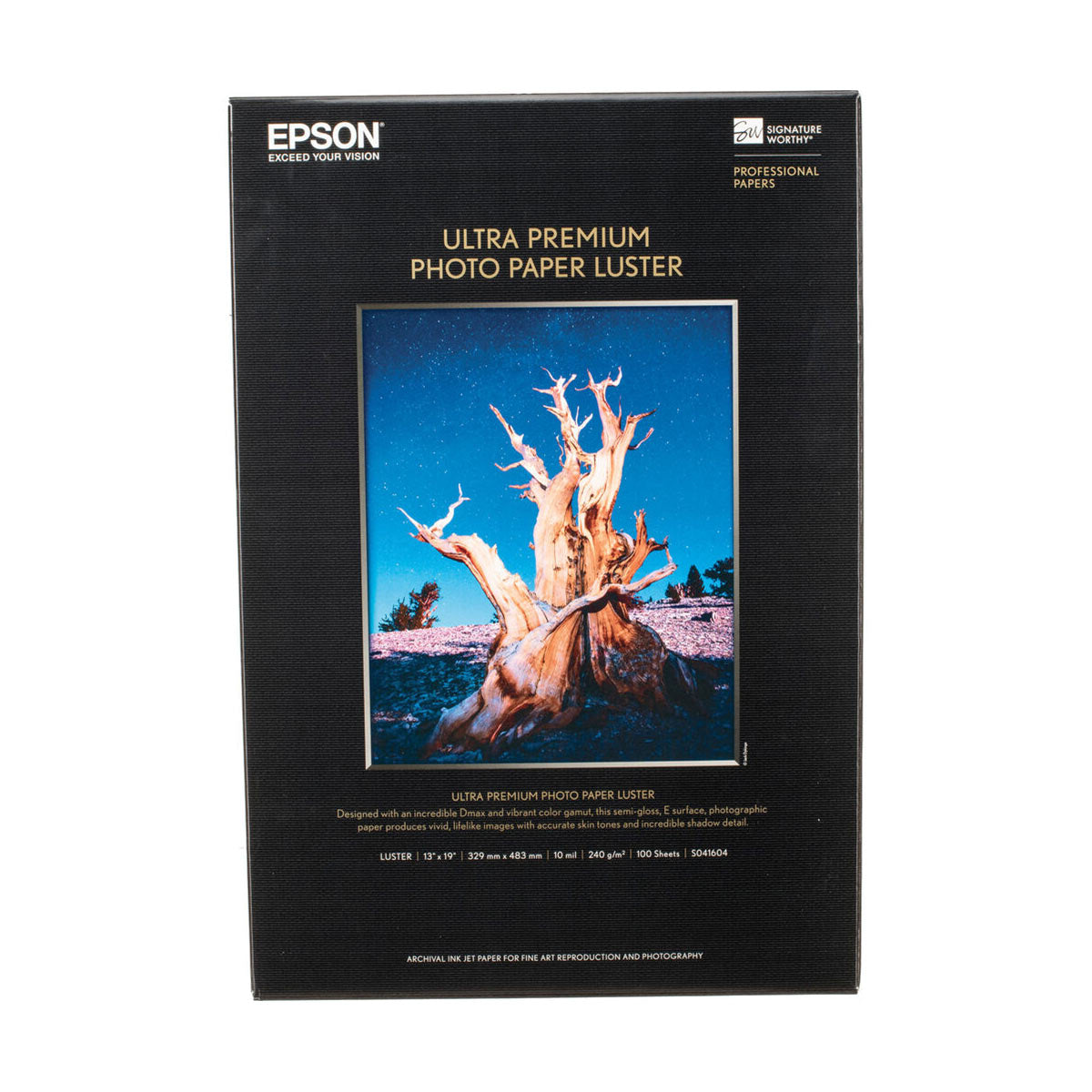 Epson Ultra Premium Photo Paper Luster 13x19” (100)
