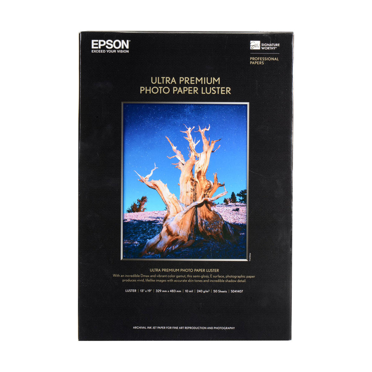 Epson Ultra Premium Photo Paper Luster 13x19” (50)