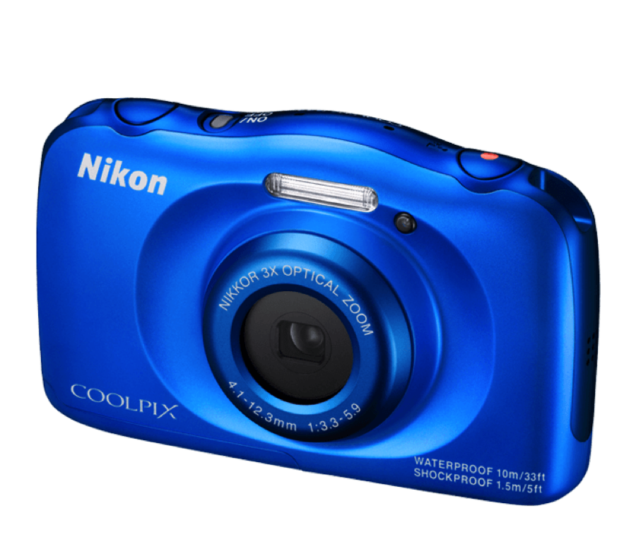 Nikon Coolpix S33 Digital Camera Blue, discontinued, Nikon - Pictureline  - 5