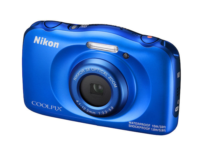 Nikon Coolpix W100 Digital Camera (Blue), camera point & shoot cameras, Nikon - Pictureline  - 2