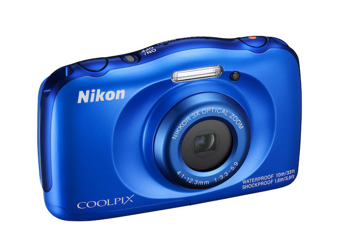 Nikon Coolpix W100 Digital Camera (Blue), camera point & shoot cameras, Nikon - Pictureline  - 3