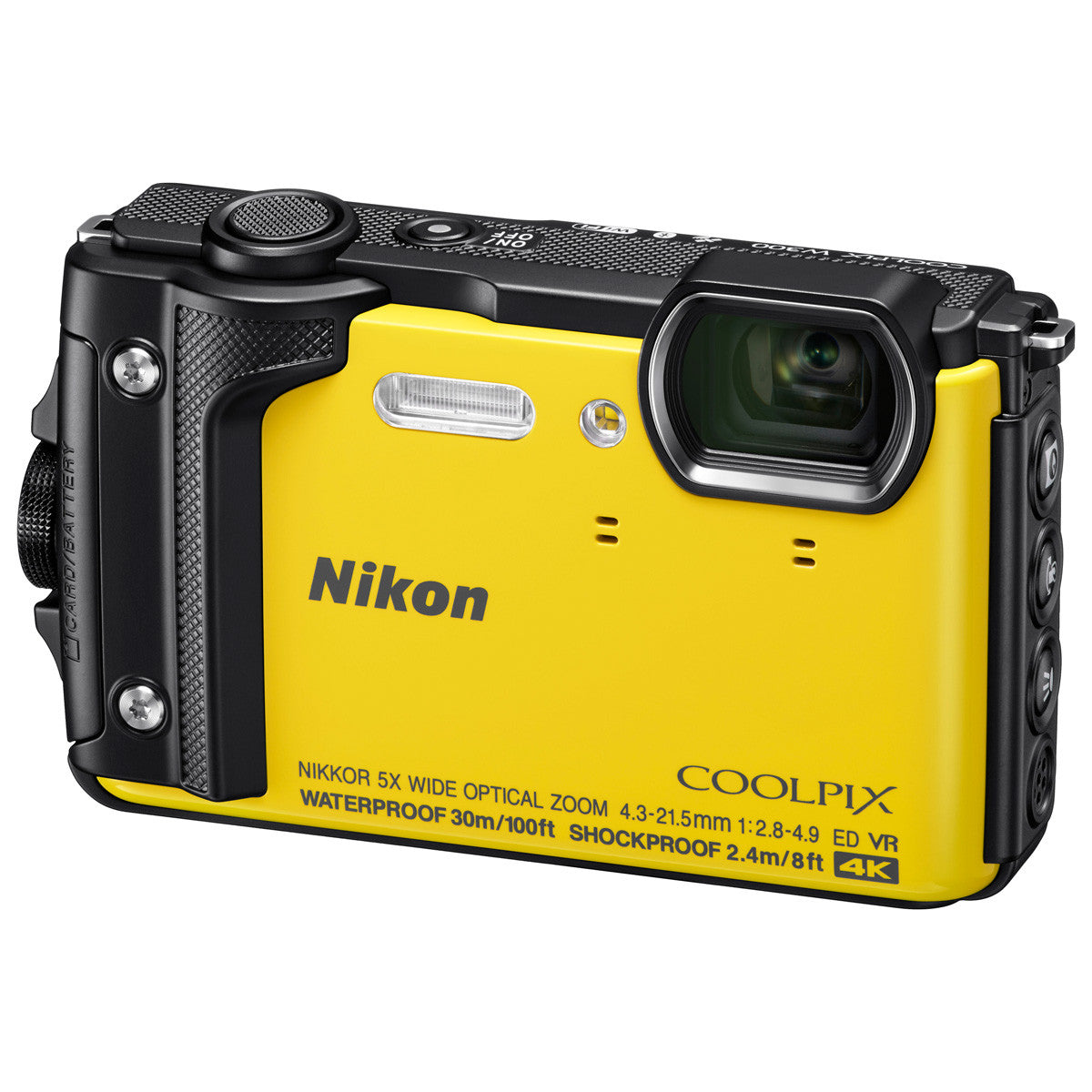 Nikon COOLPIX W300防水カメラ 4K Nikon Coolpix W300 Digital Camera (Yellow)