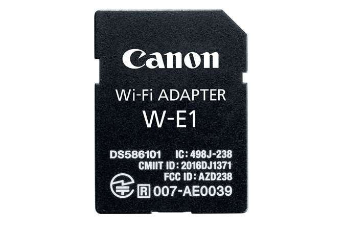 Canon W-E1 Wi-Fi Adapter, camera tethering, Canon - Pictureline 