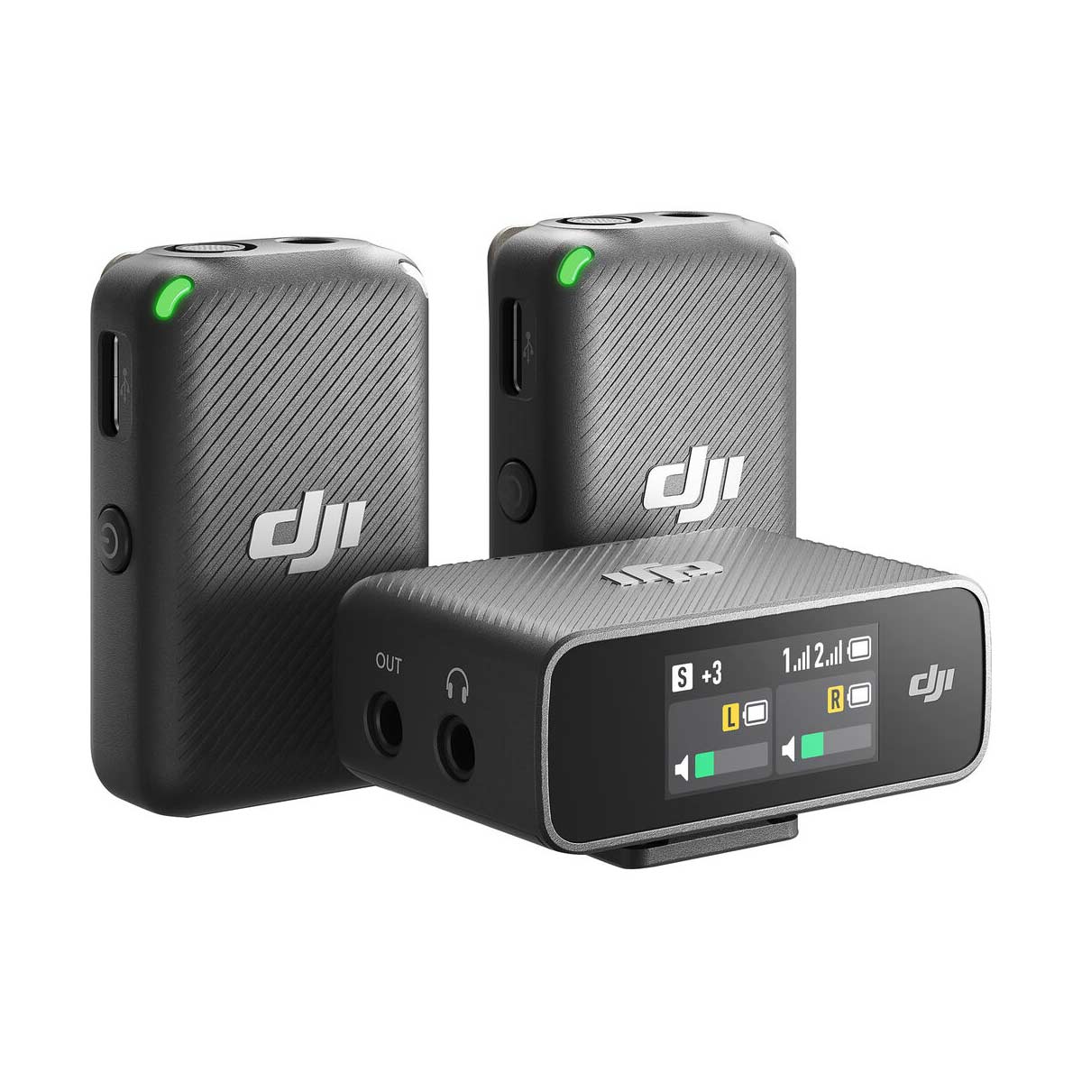 DJI 2-Microphone Compact Wireless Mic System for Camera & Smartphone (2.4 GHz)