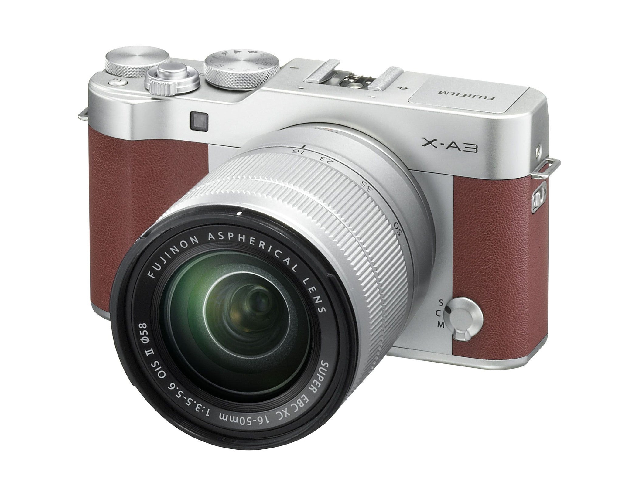 Fujifilm X-A3 Brown Digital Camera with XC 16-50mm f3.5-5.6 Lens, camera mirrorless cameras, Fujifilm - Pictureline  - 3