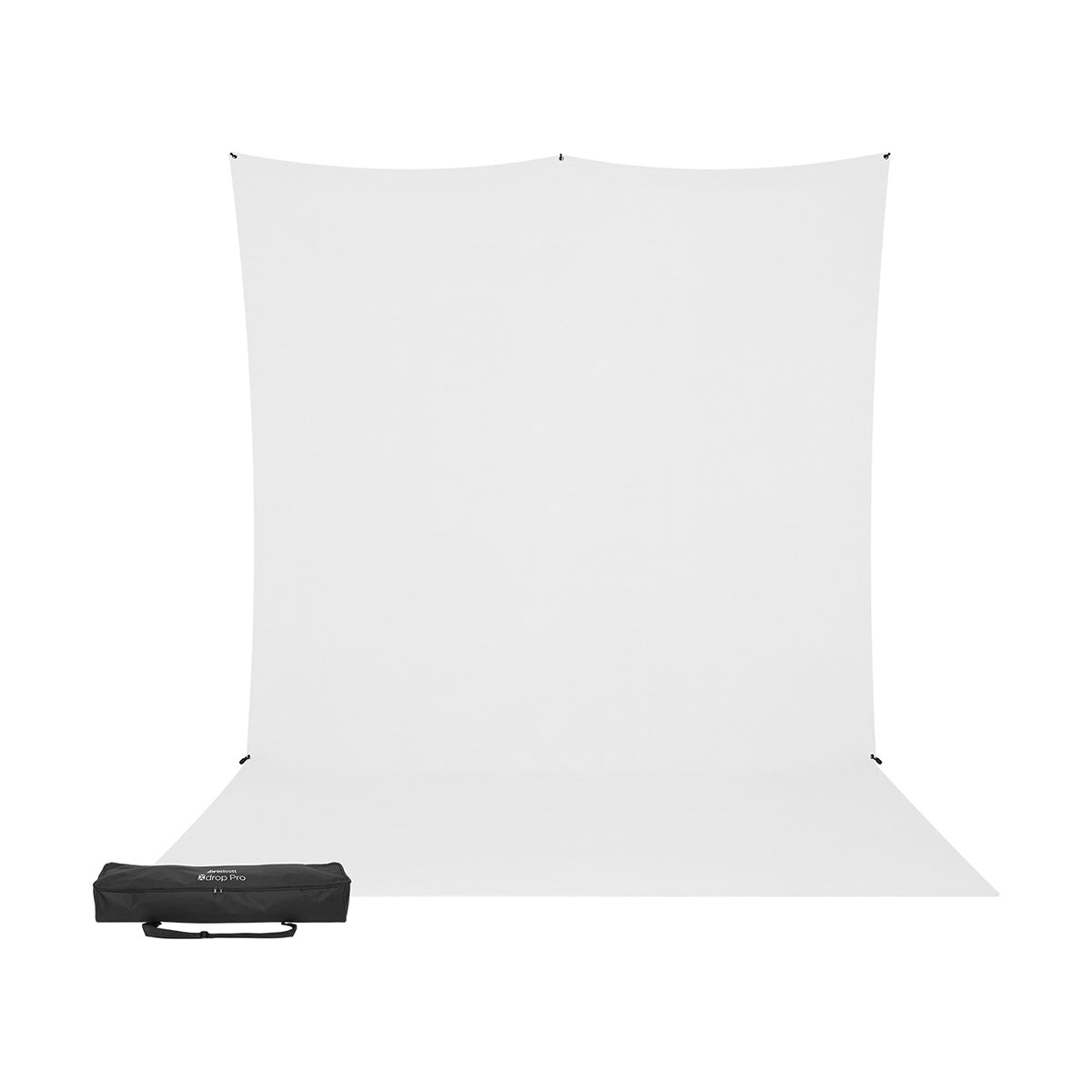 X-Drop Pro Wrinkle-Resistant Sweep Backdrop Kit - High-Key White (8' x 13')