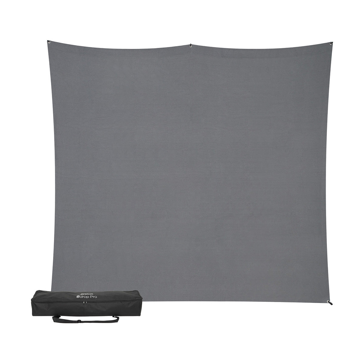 Westcott X-Drop Pro Wrinkle-Resistant Backdrop Kit - Neutral Gray (8' x 8')