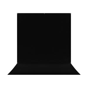 Westcott X-Drop Pro Wrinkle-Resistant Backdrop - Rich Black Sweep (8' x 13')
