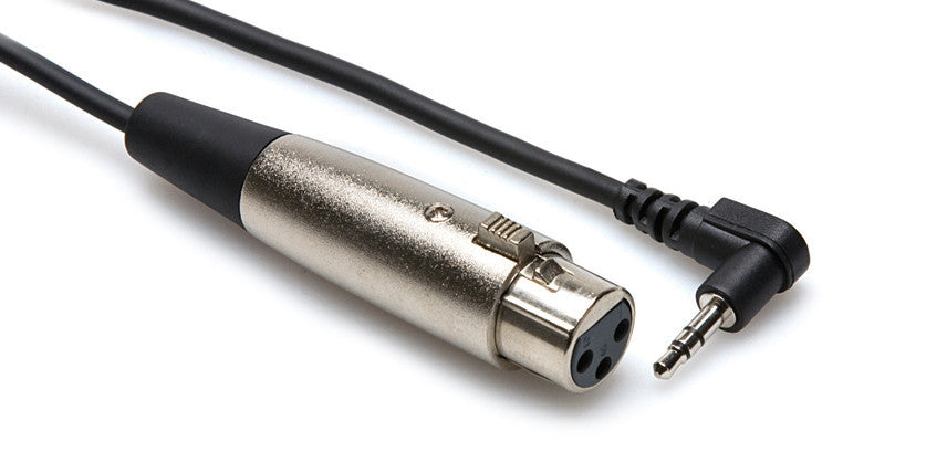 Hosa Mini Stereo 3.5mm to XLR Female 1ft Cable, video audio accessories, Hosa - Pictureline 