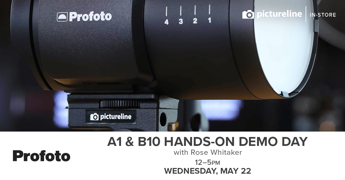 Profoto A1 and B10 Demo Day with Rose Whitaker (May 22nd, Wednesday)