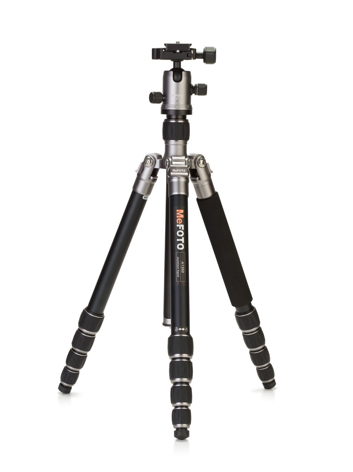 MeFOTO RoadTrip Travel Tripod Kit (Titanium), tripods travel & compact, MeFOTO - Pictureline  - 1