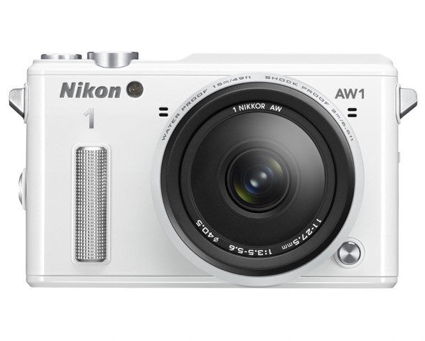 Nikon 1 AW1 Waterproof Digital Camera with AW 11-27.5mm Lens (White), discontinued, Nikon - Pictureline  - 1