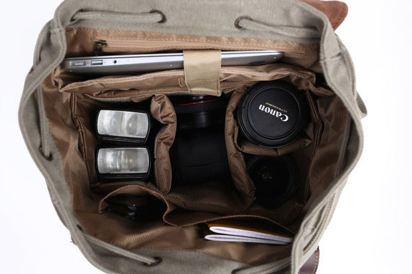 camera bag backpack leather Kelly Moore Pilot Backpack