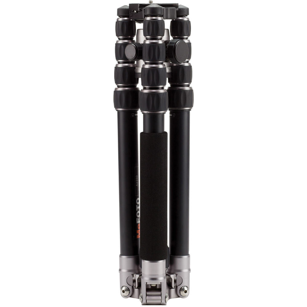 MeFOTO GlobeTrotter Aluminum Travel Tripod Kit (Titanium), tripods travel & compact, MeFOTO - Pictureline  - 2