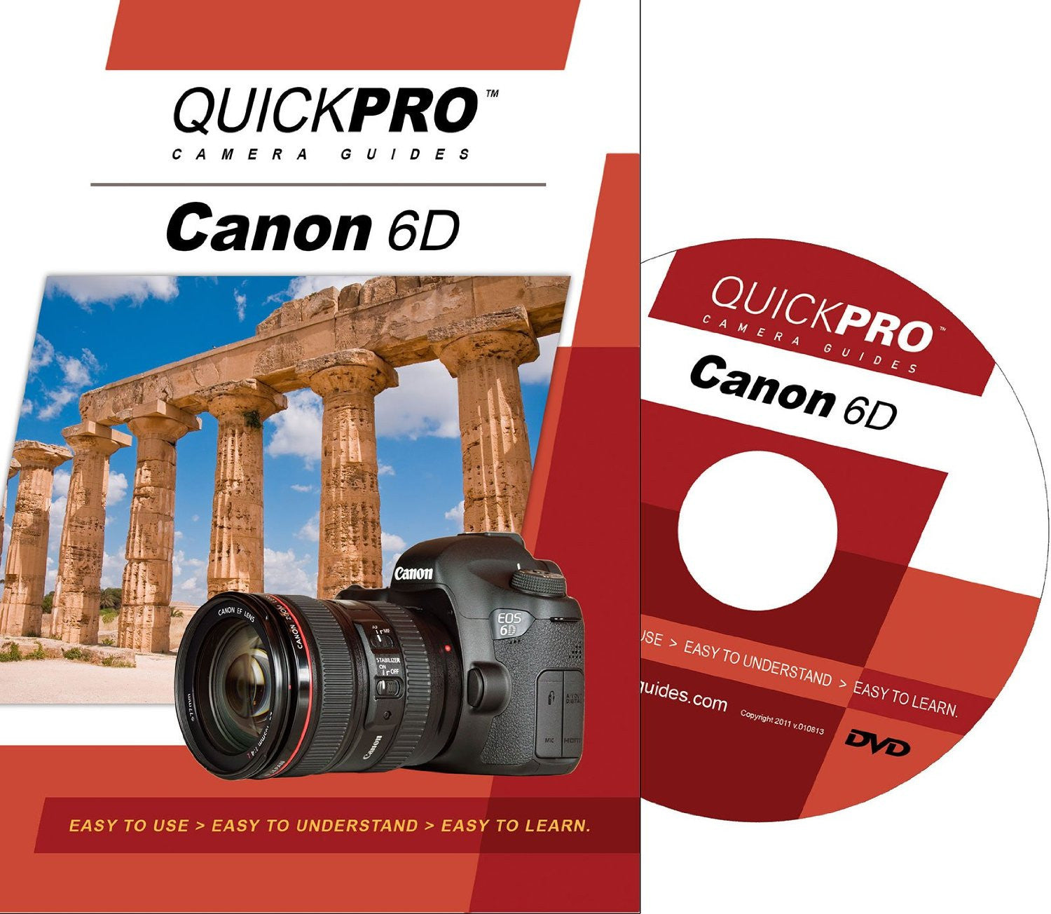 QuickPro Camera Guides Canon 6D DVD, camera books, QuickPro Guides - Pictureline 