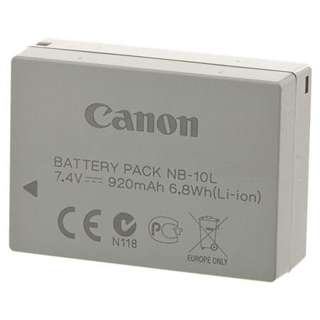 Canon NB-10L Battery Pack, camera batteries & chargers, Canon - Pictureline 