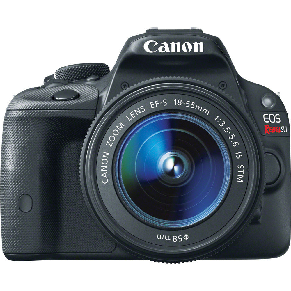 Canon EOS Rebel SL1 DSLR Camera with EF-S 18-55mm IS STM Lens (Black), discontinued, Canon - Pictureline  - 1