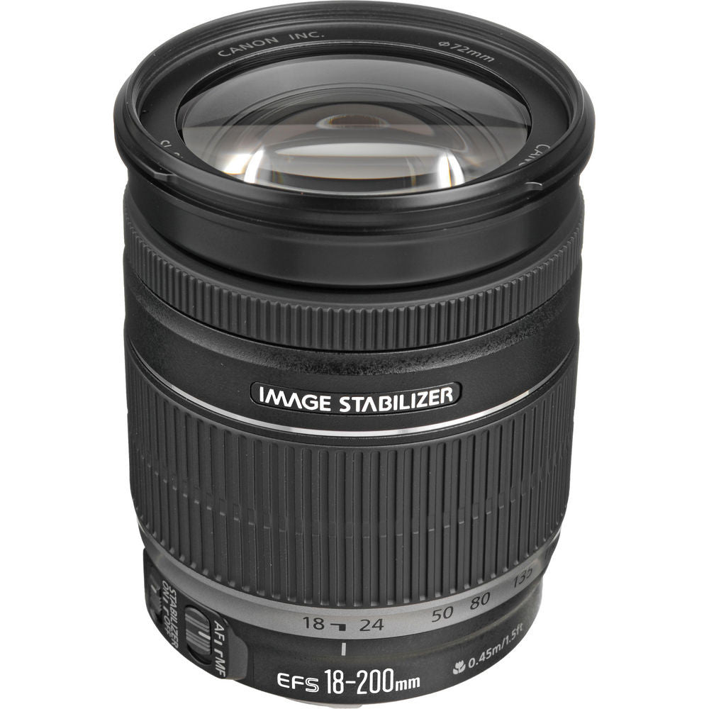 Canon EF-S 18-200mm f3.5-5.6 IS Lens, lenses slr lenses, Canon - Pictureline  - 2