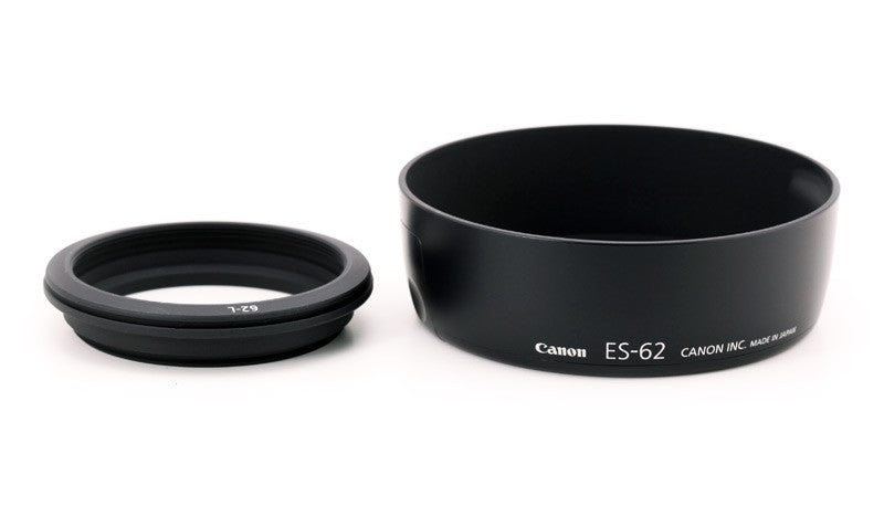 Canon ES-62 Lens Hood with Hood Adapter 62 for EF 50mm f/1.8 II Lens, lenses hoods, Canon - Pictureline  - 1