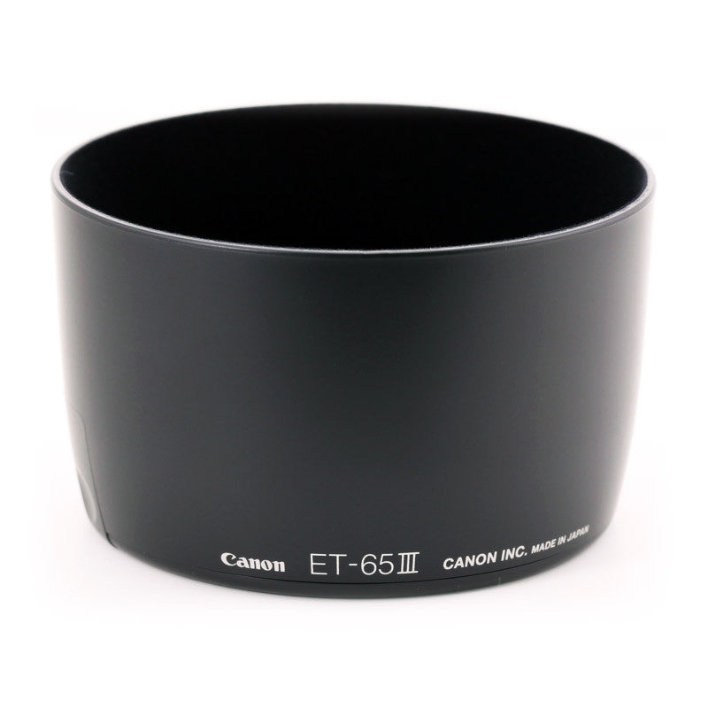 Canon ET-65III Lens Hood for EF 85mm f/1.8, 100mm f/2.0, 135mm f/2.8 SF, and 100-300mm f/4.5-5.6 Lenses, lenses hoods, Canon - Pictureline 