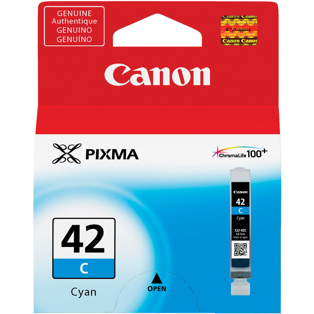 Canon CLI-42 Cyan Ink Cartridge, printers ink small format, Canon - Pictureline 