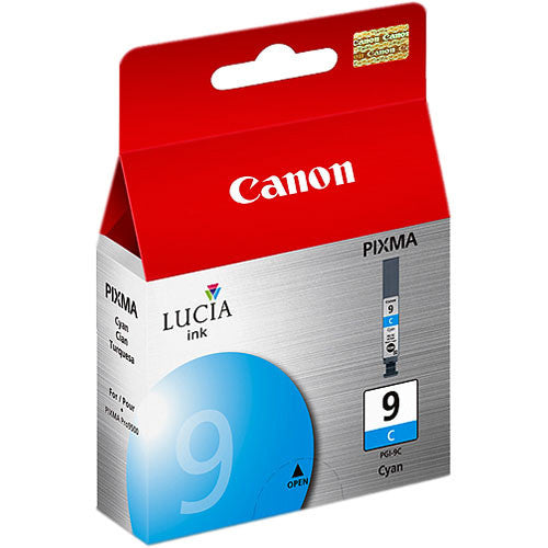 Canon LUCIA PGI-9 Cyan Ink Tank, printers ink small format, Canon - Pictureline 