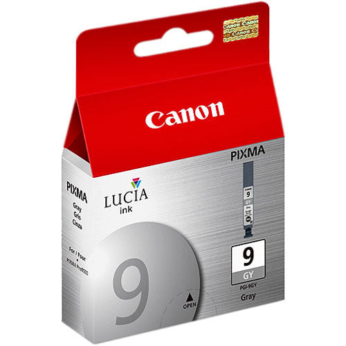Canon LUCIA PGI-9 Gray Ink Tank, printers ink small format, Canon - Pictureline 