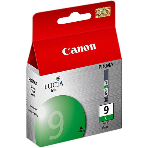 Canon LUCIA PGI-9 Green Ink Tank, printers ink small format, Canon - Pictureline 