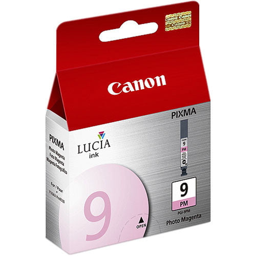 Canon LUCIA PGI-9 Photo Magenta Ink Tank, printers ink small format, Canon - Pictureline 