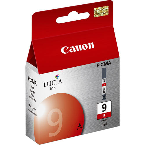 Canon LUCIA PGI-9 Red Ink Tank, printers ink small format, Canon - Pictureline 