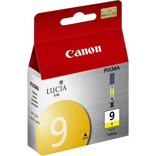 Canon LUCIA PGI-9 Yellow Ink Tank, printers ink small format, Canon - Pictureline 
