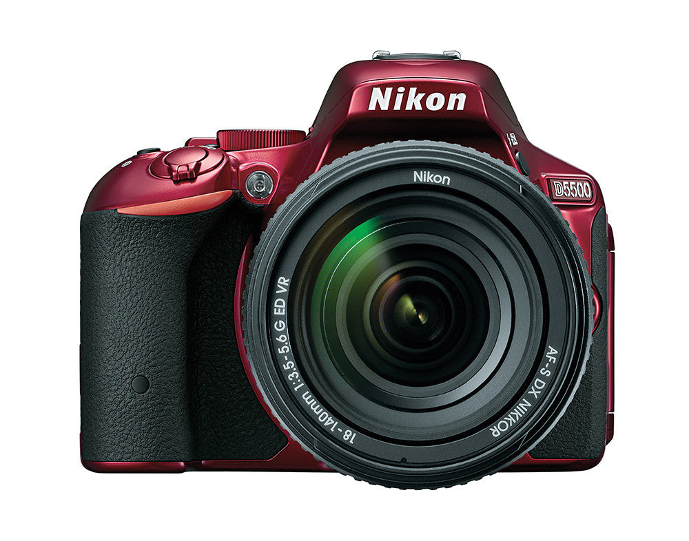 Nikon D5500 DX Digital SLR w/ 18-140mm DX f3.5-5.6 VR Lens Red, discontinued, Nikon - Pictureline  - 2