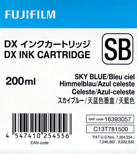 Fuji DX100 Ink Cartridge SkyBlue, printers ink small format, Fujifilm - Pictureline 