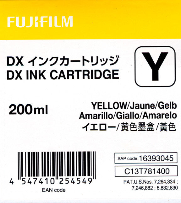 Fuji DX100 Ink Cartridge Yellow, printers ink small format, Fujifilm - Pictureline 