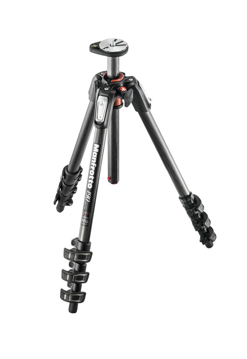 Manfrotto MT190CXPRO4 Carbon Tripod, tripods photo tripods, Manfrotto - Pictureline  - 1