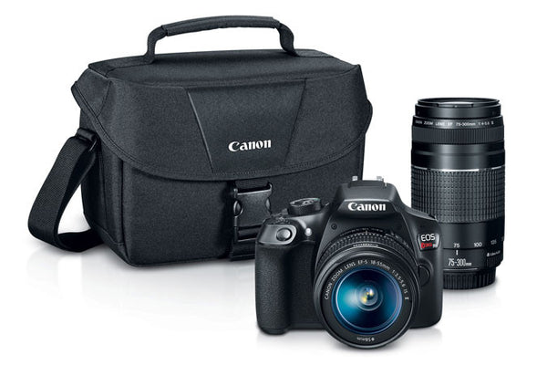 Canon EOS Rebel T6 18-55mm + 75-300mm + Bag Kit