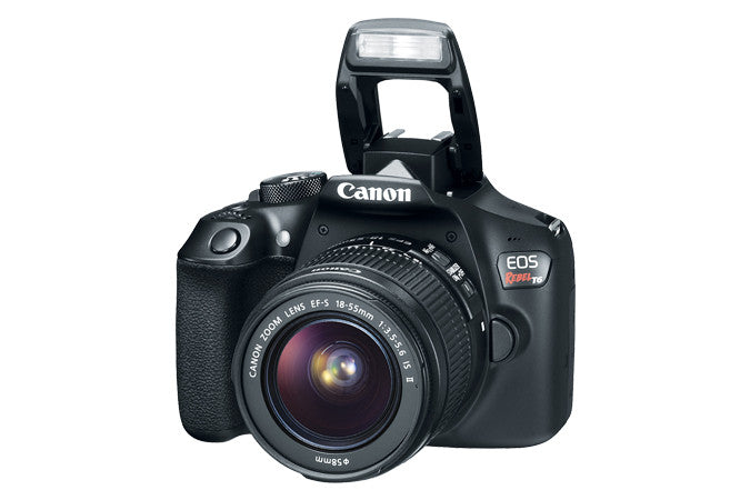 Canon EOS Rebel T6 18-55mm IS II Kit (Black), camera dslr cameras, Canon - Pictureline  - 4