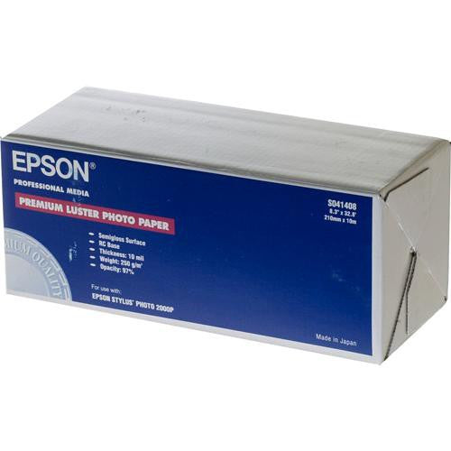Epson Premium Luster Photo Paper 8.3"x32.8' Roll, papers roll paper, Epson - Pictureline 